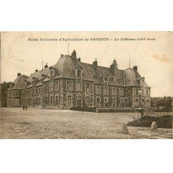 carte postale ancienne 78 GRIGNON. Ecole Nationale Agriculture. Château 1919