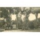 carte postale ancienne 78 GRIGNON. Ecole Nationale Agriculture. Monument Professeurs Dehérain et Sanson 1914 attelage Boeuf