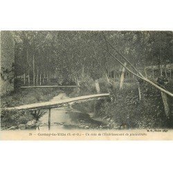 carte postale ancienne 78 CERNAY-LA-VILLE. Etablissement Pisciculture. Bouillon Kub