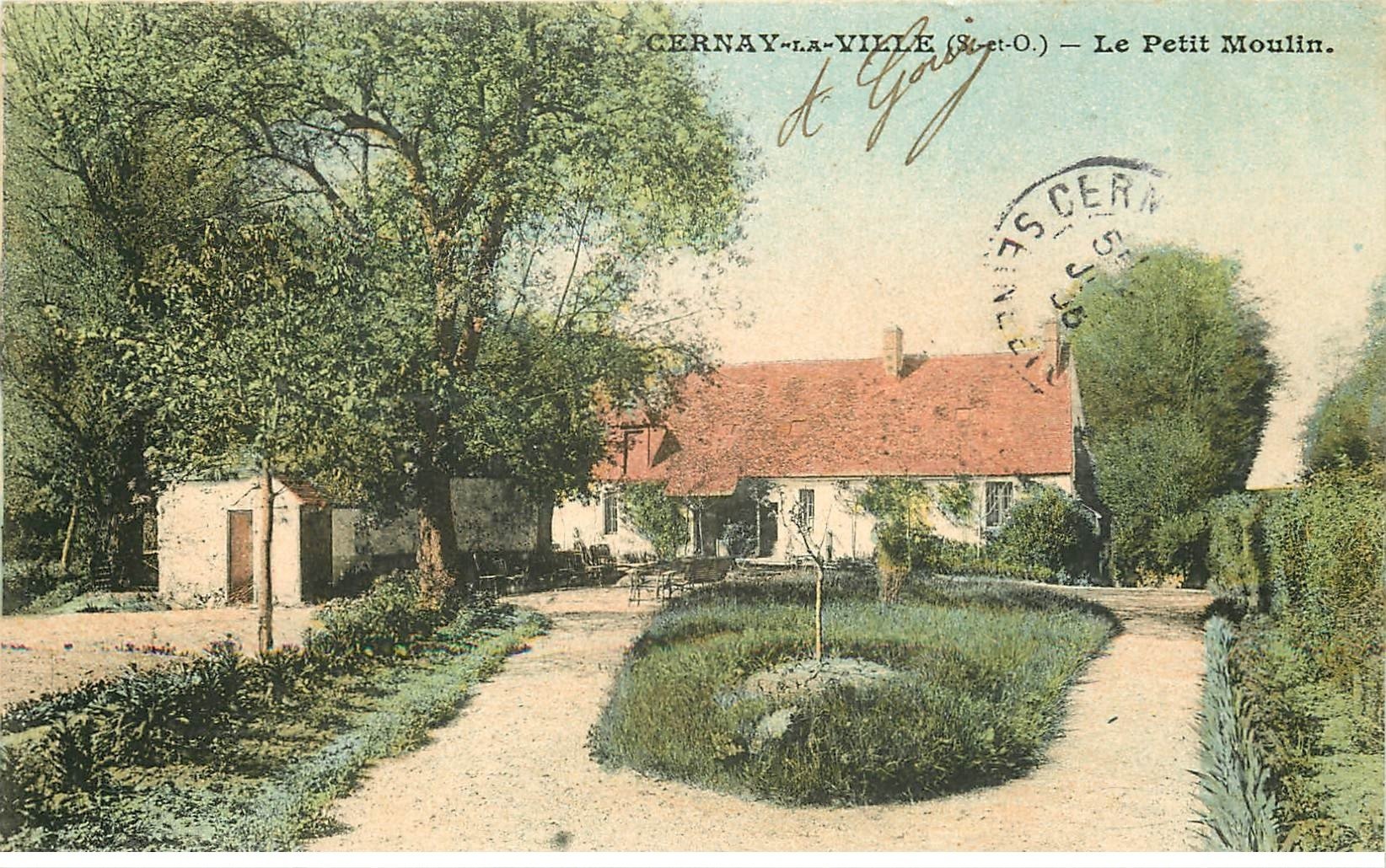 carte postale ancienne 78 CERNAY-LA-VILLE. Le Petit Moulin 1905