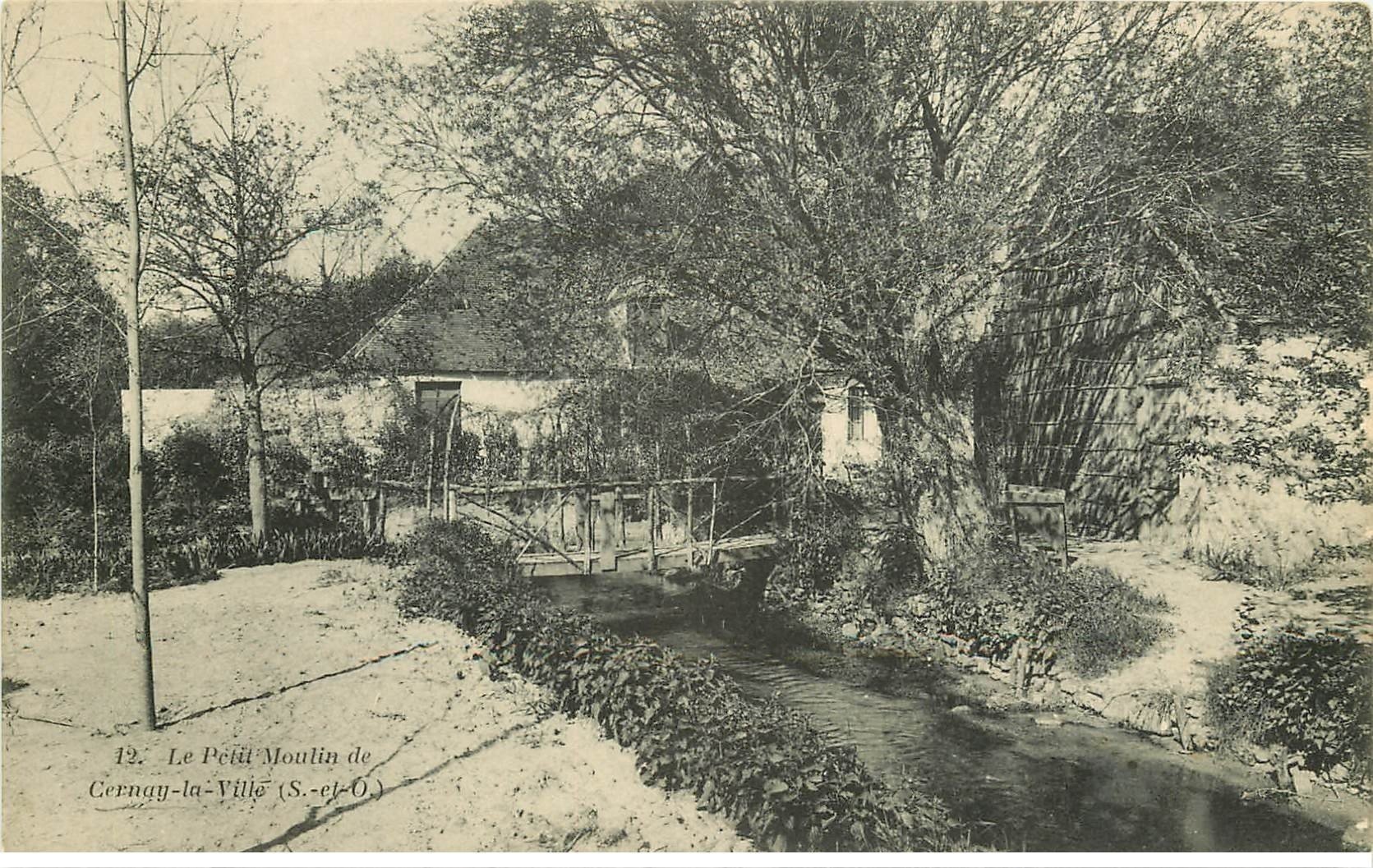 carte postale ancienne 78 CERNAY-LA-VILLE. Le Petit Moulin