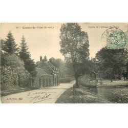 carte postale ancienne 78 CERNAY-LA-VILLE. Entrée Abbaye de Vaux 1907