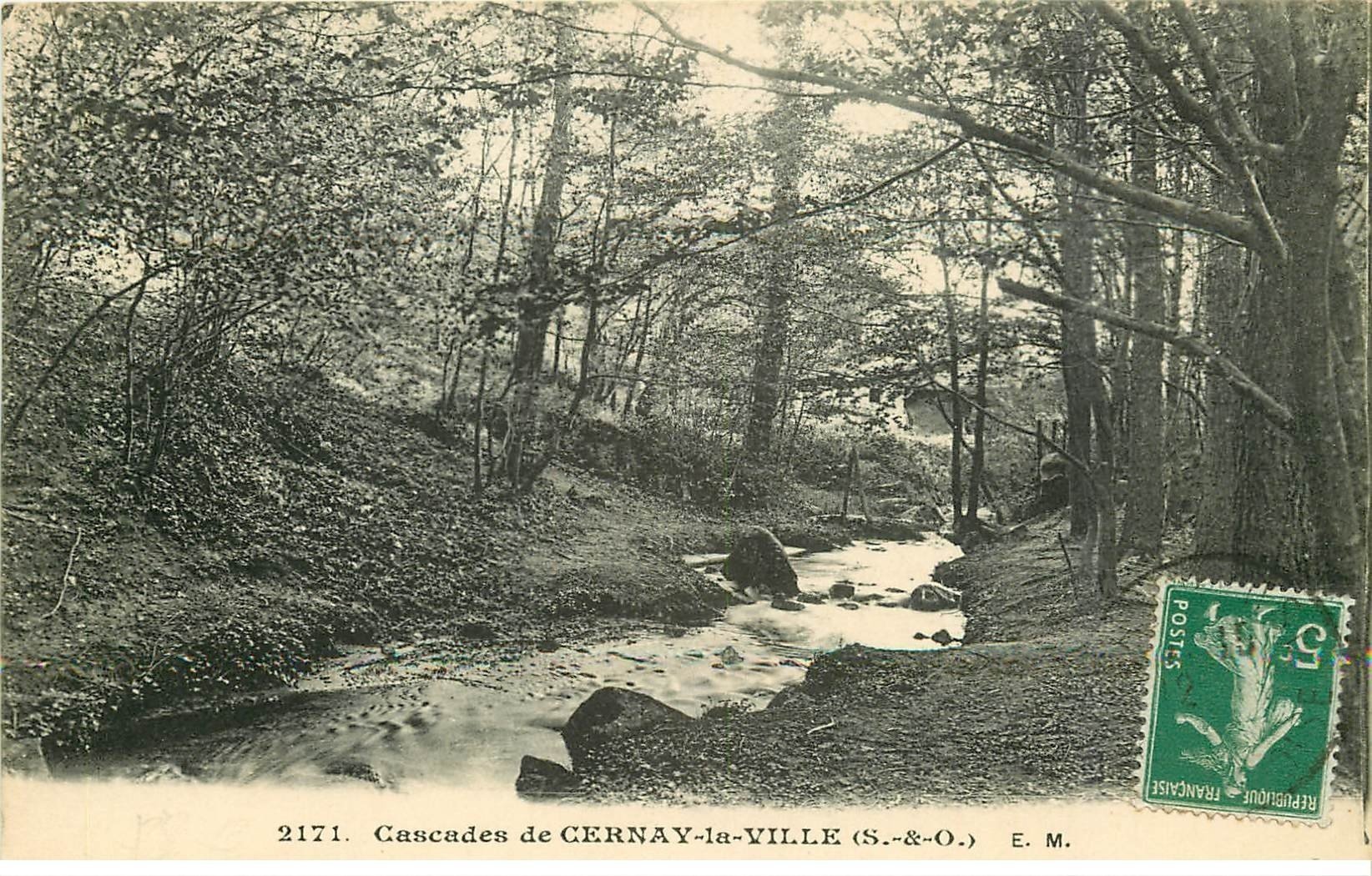 carte postale ancienne 78 CERNAY-LA-VILLE. Les Cascades