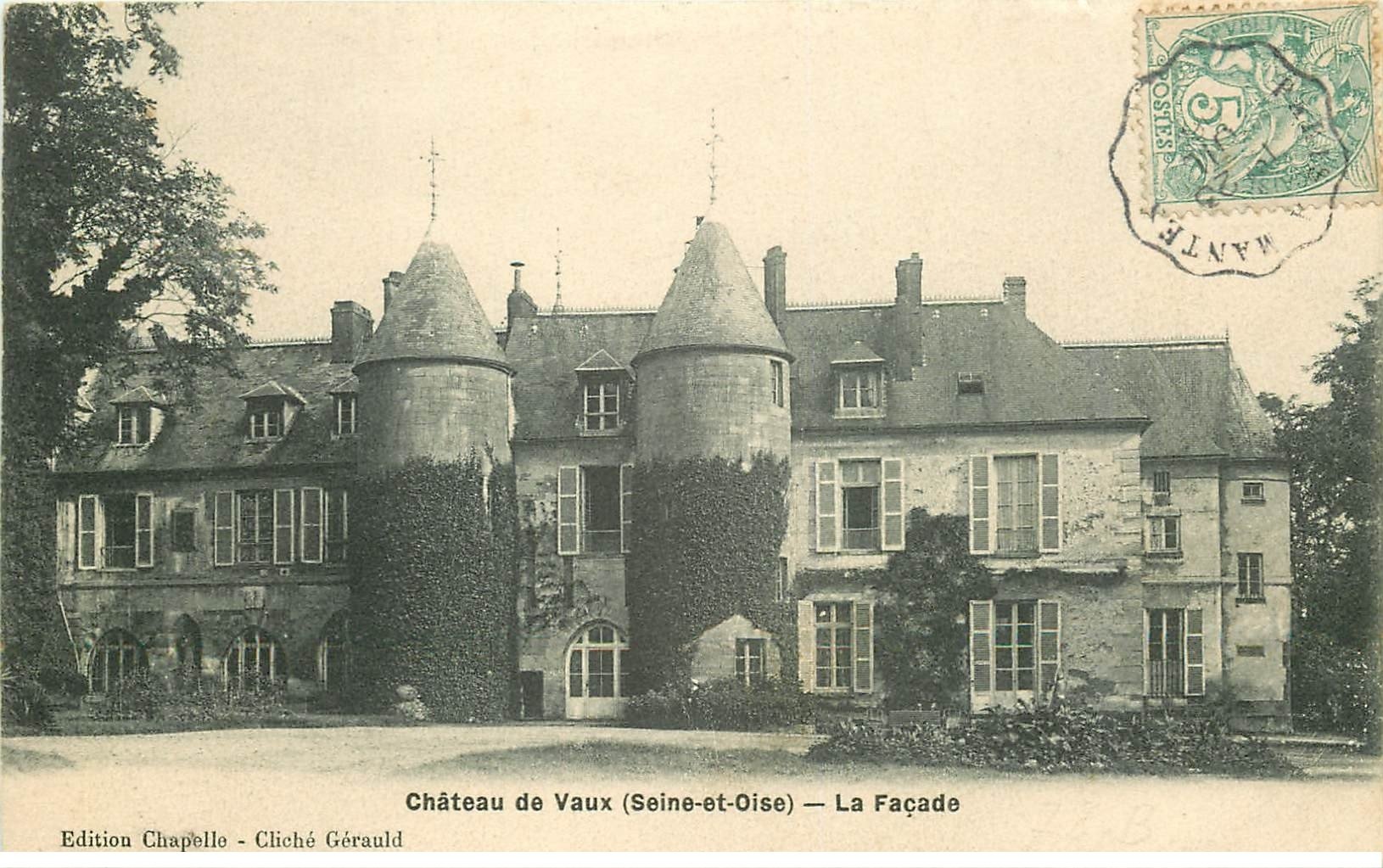 carte postale ancienne 78 CERNAY-LA-VILLE. Le Château 1906