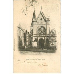 carte postale ancienne 78 CHATOU. Eglise Notre-Dame 1902