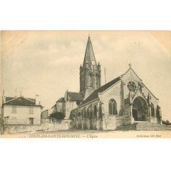 carte postale ancienne 78 CONFLANS-SAINTE-HONORINE. L'Eglise