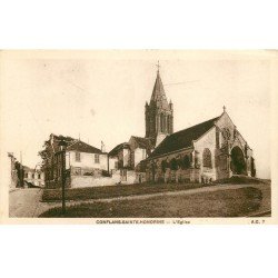 carte postale ancienne 78 CONFLANS-SAINTE-HONORINE. L'Eglise