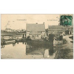 carte postale ancienne 14 COURSEULLES. Vieux Moulin 1907