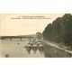 carte postale ancienne 78 CONFLANS-SAINTE-HONORINE. Port des Bleus et Pont Chemin de Fer