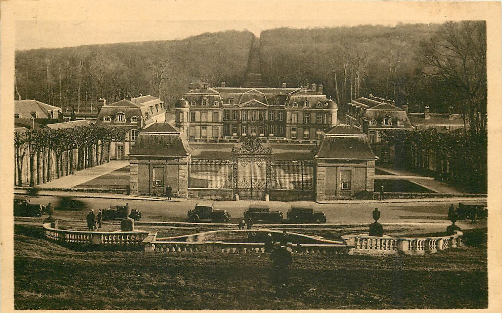 carte postale ancienne 78 DAMPIERRE. Le Château sépia