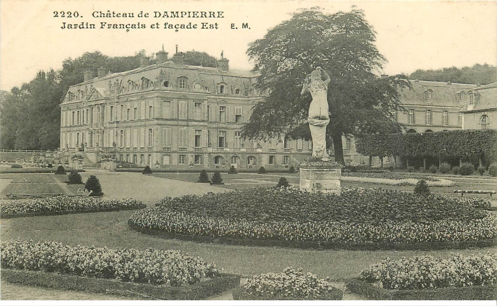carte postale ancienne 78 DAMPIERRE. Le Château Jardin