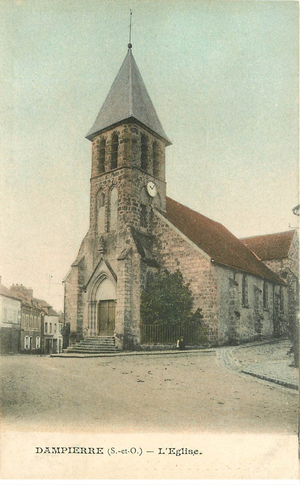 carte postale ancienne 78 DAMPIERRE. L'Eglise