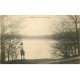 carte postale ancienne 78 HOUDAN. Enfant à l'Etang Neuf 1923