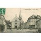 carte postale ancienne 78 JOUY-EN-JOSAS. Place de l'Eglise 1910