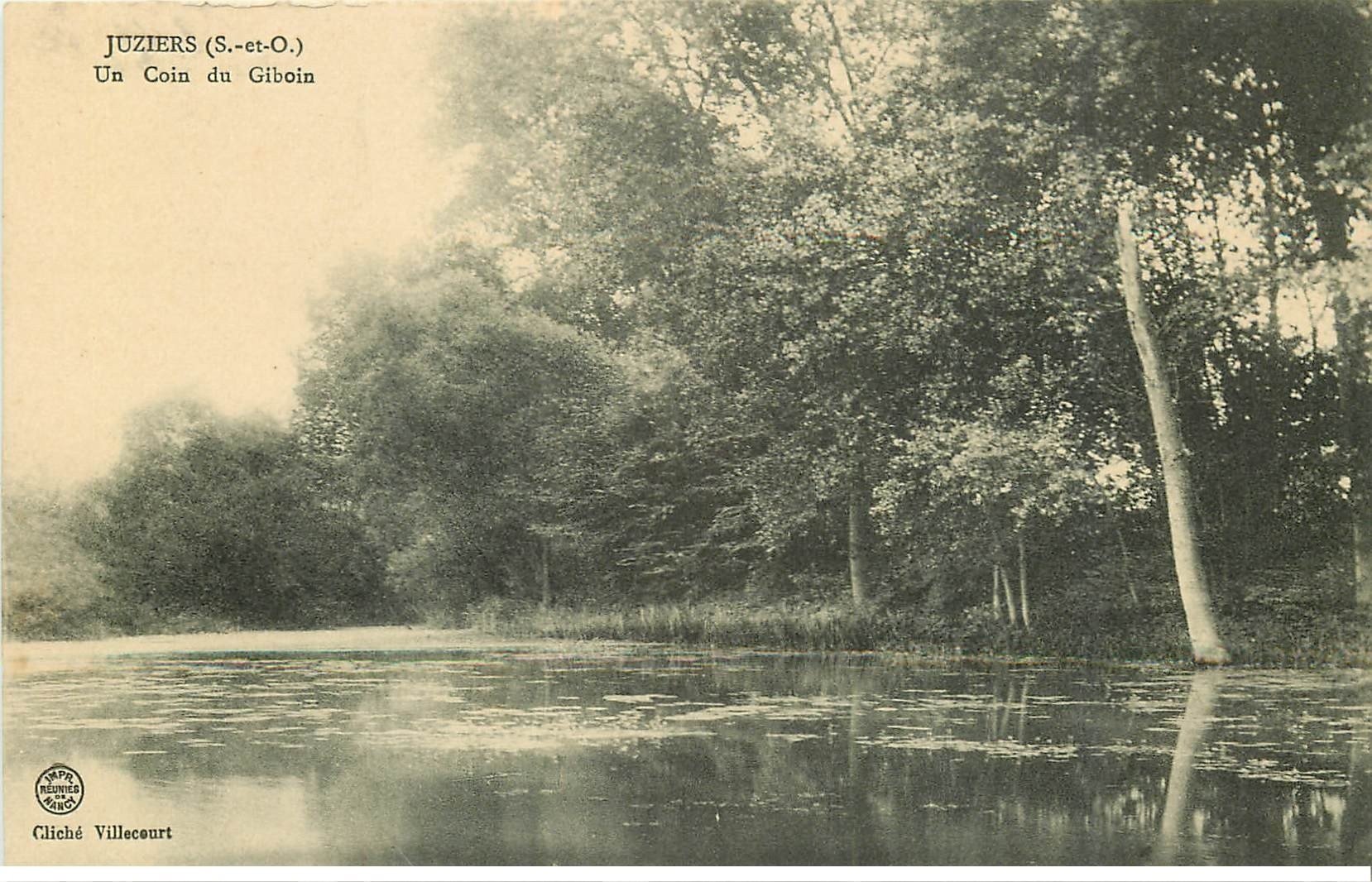 carte postale ancienne 78 JUZIERS. Un Coin du Giboin