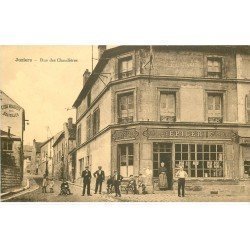 carte postale ancienne 78 JUZIERS. Epicerie Rossiaud Rue des Chaudières
