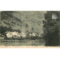 carte postale ancienne 78 JEUFOSSE. Le Village et la Colline 1928