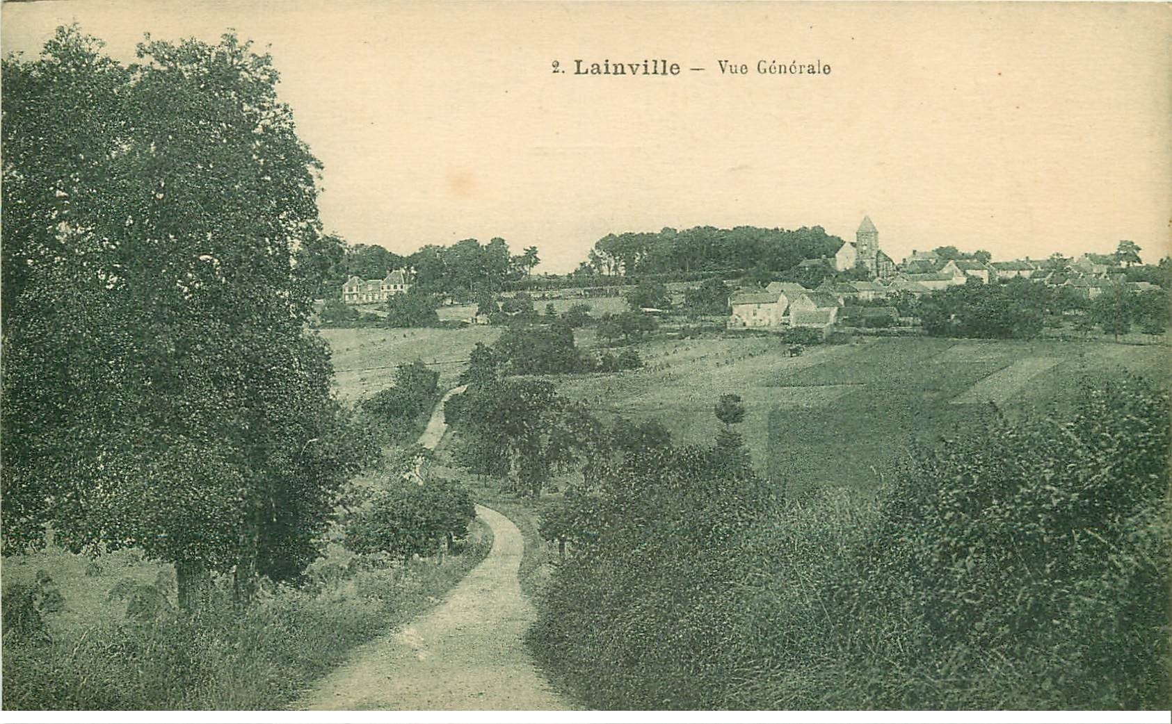 carte postale ancienne 78 LAINVILLE. Le Village