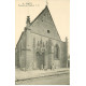 carte postale ancienne 78 LIMAY. Portail Eglise animation