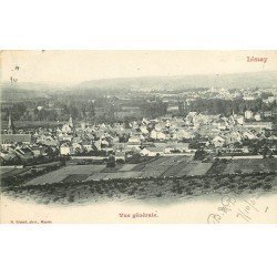 carte postale ancienne 78 LIMAY. Vue générale 1902