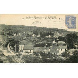 carte postale ancienne 78 LE GUICHET vu de Family-House 1930