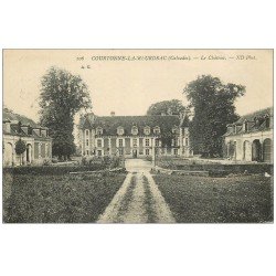 carte postale ancienne 14 COURTONNE-LA-MEURDRAC. Le Château 1909