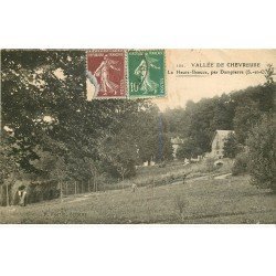 carte postale ancienne 78 LA HAUTE-BEAUCE. Animation dans les Champs 1925