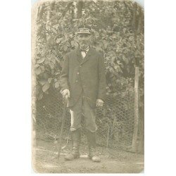 RARE 78 LONGVILLIERS. Petite Carte Photo 1916 d'un Homme de Loi. Ecrite par le Fils de ce dernier...