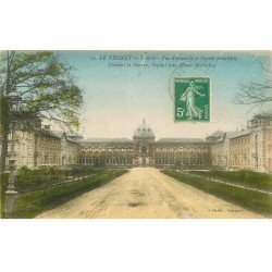 carte postale ancienne 78 LE VESINET. Cour Asile National Hôpital pour blessés Militaires