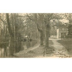 carte postale ancienne 78 LE VESINET. Passage Lenotre 1904