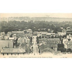 carte postale ancienne 78 LE VESINET. Panorama sur Saint-Germain