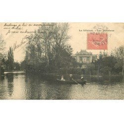 carte postale ancienne 78 LE VESINET. Canotage sur Lac 1905