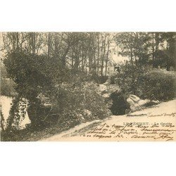 carte postale ancienne 78 LE VESINET. Personnages sur la Grotte 1903