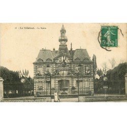 carte postale ancienne 78 LE VESINET. Animation à la Mairie 1914