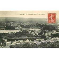carte postale ancienne 78 MEULAN. Et les Mureaux 1908