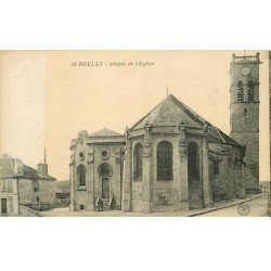 carte postale ancienne 78 MEULAN. Abside de l'Eglise