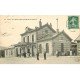 carte postale ancienne 78 MEULAN HARDICOURT. La Gare 1909