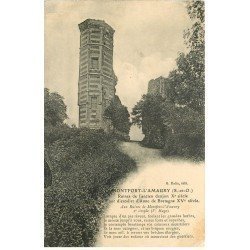carte postale ancienne 78 MONTFORT-L'AMAURY. Donjon Tour Escalier