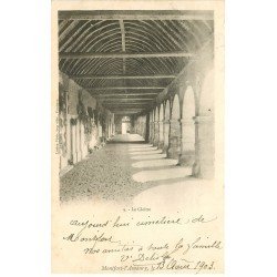 carte postale ancienne 78 MONTFORT-L'AMAURY. Cloître 1903