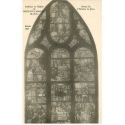 carte postale ancienne 78 MONTFORT-L'AMAURY. Vitrail Enfance de Jésus