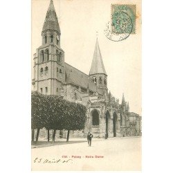 carte postale ancienne 78 POISSY. Notre-Dame 1909