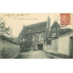 carte postale ancienne 78 POISSY. Intérieur Abbaye 1906