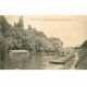 carte postale ancienne 78 POISSY. Garage Bateaux petit bras de Seine vers 1900 animation