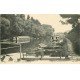 carte postale ancienne 78 POISSY. Le Petit-Bras et Garages à bateaux 1907