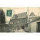 carte postale ancienne 78 POISSY. L'Enclos de l'Abbaye animation 1911