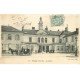 carte postale ancienne 78 POISSY. La Mairie 1905 avec Fiacre