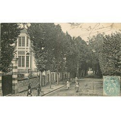 carte postale ancienne 78 POISSY. Boulevard Meissonier 1906 animé