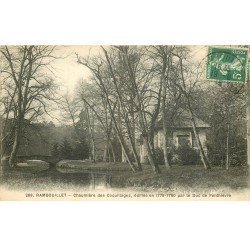 carte postale ancienne 78 RAMBOUILLET. Chaumière des Coquillages 1915