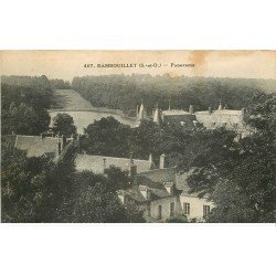 carte postale ancienne 78 RAMBOUILLET. Panorama