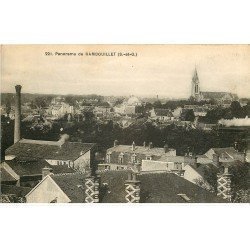 carte postale ancienne 78 RAMBOUILLET. Panorama 1942